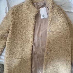 & Other Stories Faux Shearling Coat NWT